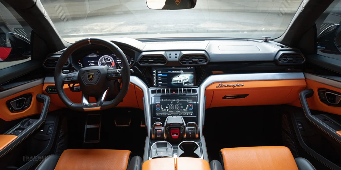 Lamborghini Urus Red Interior